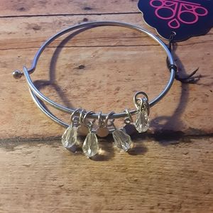 Vintage Paparazzi Silver Stackable Bracelet